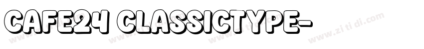 cafe24 classictype字体转换